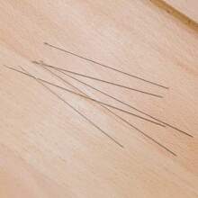 QIAO 30pcs Stainless Steel Beading Needles 8cm 10cm Hand Tools Beading Pins For Beading Diy Earrings Bracelet Necklace Jewelry Making