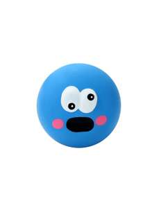 [Para perros de raza pequeña] 1/3 piezas de juguete sonoro para perros con diseño de ojos grandes y adorables, pelota de goma resistente para perros con chirrido para masticar, limpiar los dientes y entrenamiento interactivo, artículos para mascotas