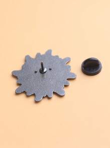 1pc Funny English Text Enamel Pin Brooch, Lapel Pins Small Decoration Jewelry