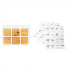 12-24pcs Square Spice Containers With Durable Heat-Resistant Borosilicate Glass-Set, Stylish And Safe Square Spice Jars Made Of Heat-Resistant Borosilicate Glass - 24pcs - View 10