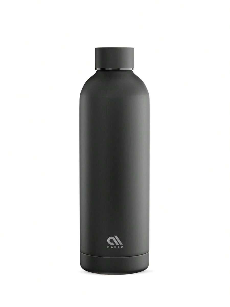 Meoky 17 oz Insulated Water Bottle with Unique Small Mouth, 12-Hour Cold Retention, Leak-Proof Double-Wall Stainless Steel, Perfect for Sports, Gym, Travel, and School - 黑色 - 查看 1