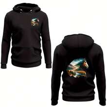 1st/2st/3st Fantasy Landscape Horse Patches - Strijkstickers voor T-shirts, sweatshirts, jeans, tassen, kledingaccessoires, maskers, rugzakken, hoeden, kussens - Wasbaar en langdurig - Voor doe-het-zelvers en modeliefhebbers - Perfect voor het personaliseren van kleding en accessoires