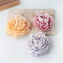 1 Pc Peony Mold Candle Mold Peony Flower Mold Rose Mold Peony Resin Mold Clay Mold Jewelry Resin Casting Mold Candle Making Mold 3D Mold