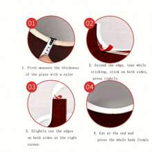 Cabinet Edge Strip Board Edge Strip U-Shaped Self-Adhesive Edge Strip Wardrobe Plank Furniture Edge Strip