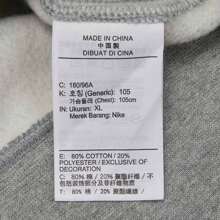 2024 Boyfriend Style Men's Nike Sportswear Club Crew Neck Sweatshirt, Knit Pullover Sweatshirt, BV2663-063 - Black - View 6