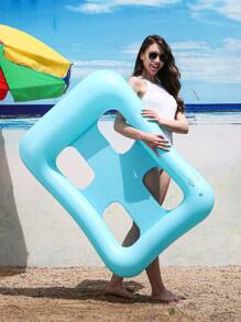 Cama flotante inflable de moda para exteriores, cama flotante plegable para adultos, flotador de natación para entretenimiento acuático, para piscinas, lagos, playas y deportes acuáticos, flotador de piscina de playa