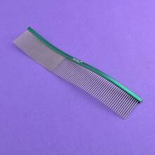 22cm Pet S Type Comb Professional Stainless Steel Pet Grooming Comb Dense Sparse Teeth Dog Cat Cleaning Brush Hair Reemoval Comb