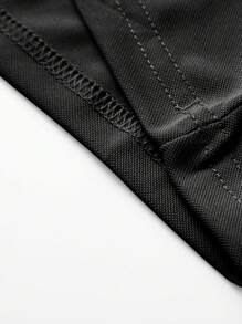Men's Casual Solid Color Polo Shirt, Minimalist Fashion For Everyday Wear