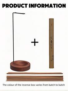 1/2/4件套胡桃木/乌木香炉套装，香炉，木制香架/香炉，木制香炉/香/香架，手工香，檀香/沉香香，创意香/香氛/香炉