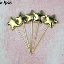 Shiny Reflective Cake Decorations, Multi-Color Options, Suitable For Birthday Party, Dinner, Halloween, Easter, Christmas, Versatile For Daily Use And Gift Giving