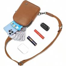 Bolso bandolera para mujer INICAT con pantalla táctil, bolso pequeño cruzado para teléfono celular, riñonera