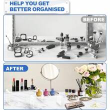 5 Pcs- 1Set Large Acrylic Risers, Clear Display Showcase Collectibles Display Shelf, Retail Desktop Display Cupcake Stand Dessert Stand - Clear - View 7