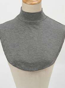 1 pieza Bufanda informal desmontable de protección solar de unicolor de moda para mujeres