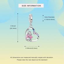 1 szt. posrebrzany urok "Kochającego uścisku", odpowiedni do damskiej bransoletki/naszyjnika, biżuterii DIY i codziennego stroju