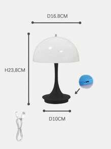 LED Orange Home Decorative Table Lamp For Bedroom, Living Room, Birthday Gift, Restaurant, Office Decorative Lighting, Touch 3 Colours Light Change, Rechargeable Outdoor Camping, Easy To Carry.