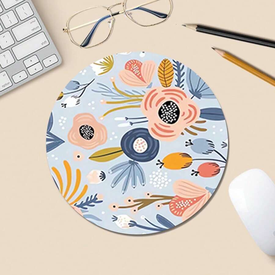 Tấm lót chuột nhỏ có đế cao su chống trượt, tấm lót chuột vui nhộn phù hợp với chuột máy tính không dây trên máy tính để bàn, máy tính xách tay văn phòng, đồ trang trí văn phòng tại nhà, quà tặng đồ dùng văn phòng dễ thương cho phụ nữ và trẻ em gái - Nhiều màu - Xem 1