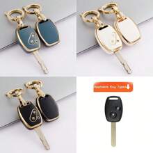 Car Key Protective Fod Cover Shell Case With Keychain Suitable For For Fit For CRV Seventh Generation Or Eight Generation For Accord For Odyssey Key Case Exquisite High-End Keybag Suitable For Girls