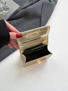 Fashionable Solid Color Versatile Mini Handbag With Chain Strap For Kids - Multicolor - View 6