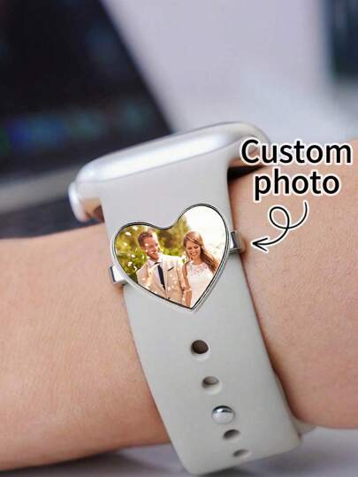 1pc Customized Watch Band Charm, Personalized Smart Watch Pendant Accessory, Watch Band Charm Decoration, Birthday Gift, Anniversary Gift, Valentine's Day Gift, Father's Day Gift, Mother's Day Gift, Gift For Him/Her, Christmas Accessory,Multi-Functional,Durable,Ornamental,Reusable,Exquisite,Stylish,High-Quality,Colorful,Modern,Custom,Personalized,Unique,Ideal Gifts For Him,Ideal Gifts For Her,Boyfriend,Dad,Girlfriend,Mom,Family,Friends,Tea Room,Home,Garden,Office,For Anniversaries,For Valentine's Day,For Mother's Day,For Birthdays,For Father's Day,For Graduation,For Weddings,For Housewarming,Home Refresh,Customized Wedding Crafts