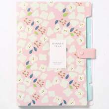 6pcs Accordion Folders, Cartoon Floral Plastic Matte A4 Document Holder, Waterproof File Organizer Bag For Students - A4 - View 4
