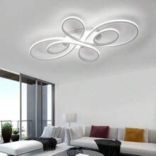 Modern Simple Chinese Junction Ceiling Light Black White Living Room Bedroom Kitchen Ceiling Light LED Interior Lighting Fixture - Multicolor - View 5