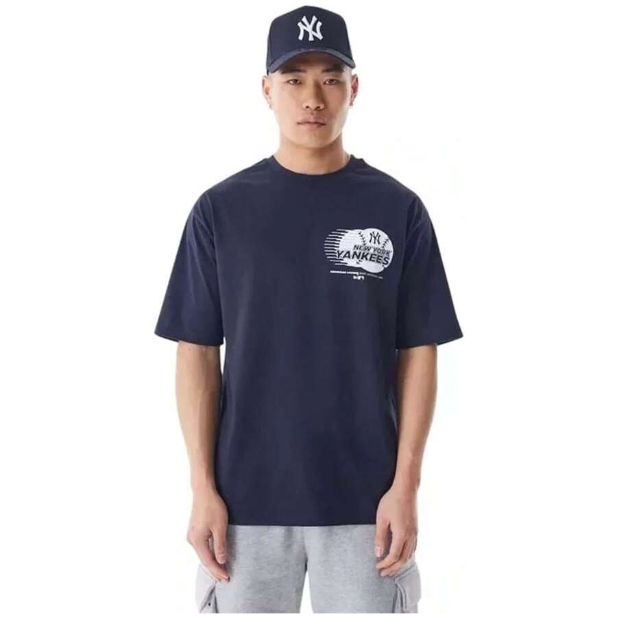 New Era New York Yankees MLB Men's Baseball Jersey In Blue ✅ Delivery 24/72h To Spain (Peninsula)