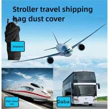 1pc Baby Stroller Storage Bag, Large Storage Bag, Dust Bag, Umbrella Car Cover, Boarding And Travel Accessories, Luggage Bag, Child Safety Seat Transport Bag, Baby Stroller Dust Cover, Please Choose The Appropriate Size To Purchase, So As Not To Be Too Big Or Too Small - 彩色 - 查看 6