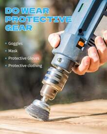 30 Pack Carbon Steel Wire Wheel Brush,  Cup Brush, Wheel Brush, Pen Brush Set With 1/4-Inch Hex Shank For Rust Removal, Corrosion And Scrub Surfaces - 30 - View 4