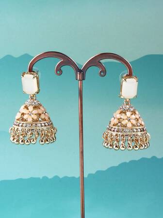 FANYINAN 复古波西米亚风格流苏耳环，莫兰迪色，波西米亚度假耳环，女士