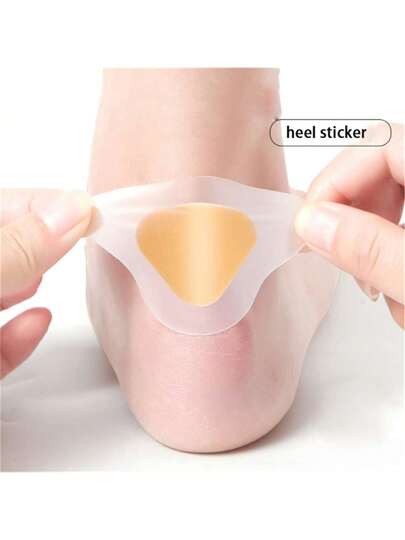 100pcs Invisible Foot Pads, Thin Transparent Shoes Inserts, Prevent Friction & Blisters For High Heels