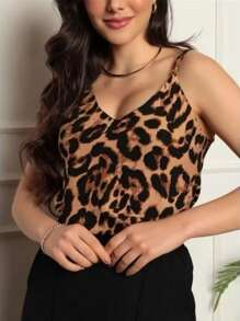 Women's Tank Top With Adjustable Straps Basic Crepe V1 Collar Strapless Tank Top Various Colors D-32 - 摩卡棕 - 查看 1