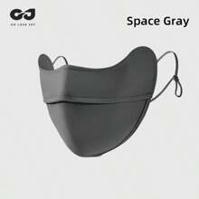 GOLOVEJOY 1 Stück GOLOVEJOY Herren Sommer atmungsaktive Gesichtsmaske aus Eisseide, minimalistischer hochwertiger Gesichtsschutz, Outdoor-Sonnenschutz, UV-Schutz, Staubschutz, Sport-Fahrradmaske - Unisex