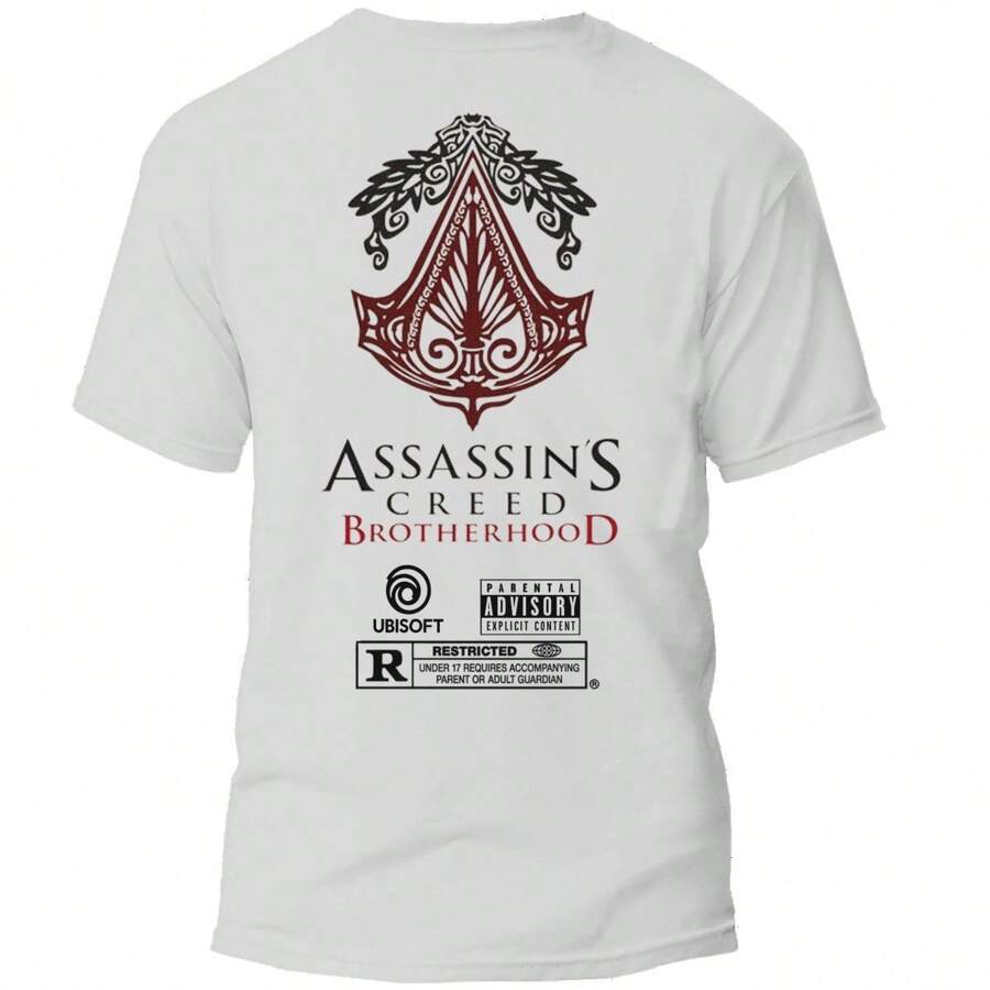 PLAYERA BLANCA, ESTAMPADO VIDEOJUEGO ICONICO 100% ALGODON 07 - Blanco - Ver 1