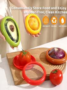 Contenedor universal de silicona para frutas y verduras, rejilla reutilizable para almacenamiento de alimentos, sello elástico fresco para la nevera