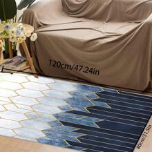 700g/㎡ Crystal Velvet Bohemian Style Solid Color Area Rug, Soft Non-Slip Machine Washable Carpet For Indoor/Outdoor Living Room Bedroom Kitchen Office Home Decoration, Vintage Faded Traditional Floor Mat Back To School