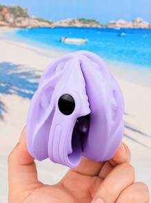 Fashionable Versatile Kids Pearl Accessories Clogs Suitable For Outdoor Wear - Purple - View 8