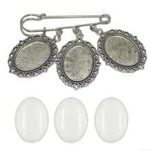 Personalized DIY Wedding Accessories, Customized Holiday Commemorative Photo Pendant, Double-Sided Photo Frame Decorations - Multi-color - Round Pearl Style - View 6