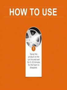 Automobile Wheel Hub Cleaner Cleaning And Decontamination Daily Maintenance Cleaner For Automobile Tire Rims(New And Old Models Are Shipped At Random) - Multicolor - View 4