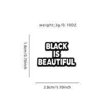 黑色是美丽的珐琅胸针定制装饰胸针饰品翻领包徽章珠宝礼品 2025 新款衣服别针包饰学校 Kpop 背包教师用品包饰可爱办公室配件衬衫夹克圣诞节万圣节秋冬配饰，适合青少年、青年、男士、休闲、户外、运动、度假、毕业礼物、生日、日常穿着衣服别针有趣的教师礼物