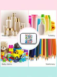 6 Styles Waterproof PVC Makeup Bag -With Cruise Shippattern,Perfect Summer Makeup Storage Bag For Travelers, Beach Lovers And Women | Pad Bag, Waterproof Makeup Bag, PVC Makeup Bag, Beach Theme Makeup Storage Bag, Summer Makeup Bag Travel Essentials Travel Accessories Travel Must Haves Holiday Essentials Holiday Travel Bag - Black - View 5