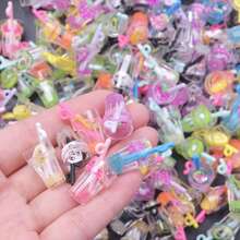10pcs/20pcs/30pcs/50pcs Liontin Hiasan Minuman Lucu & Modis Aneka Warna, Cocok untuk Dekorasi Tas, Pembuatan Perhiasan DIY, Kalung, Gelang, Anting-anting - Campuran Multiwarna - View 3