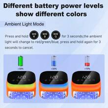 Lámpara de uñas LED UV inalámbrica, luz de esmalte de gel para secado de uñas recargable de 60 W, sensor inteligente, pantalla LCD, base desmontable, luz LED portátil para uñas con 30 cuentas y 4 configuraciones de temporizador para salón y hogar