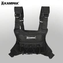 Slim Chest Bag Kampak Nv56 Vinyl Glowshift Glow In The Dark - Dark Grey - View 2