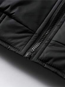 Men's Casual Fleece-Lined Jacket - Solid Color, Warm & Comfortable For Spring/Fall, Versatile Baseball Style With Zip Closure -  Polyester Fleece - Perfect For Casual Wear, Outdoor Activities - Ideal Gift For Men-2025