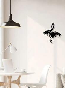 A Piece Of Wrought Iron Customizable Metal Note Wall Decor Art Logo Personalized Name Treble Clef Design Bedroom Studio Kitchen Indoor And Outdoor Art Home Decor No Electricity Multifunctional Wall Hangings Perfect For Christmas Halloween Easter Thanksgiving Gifts Birthday Graduation