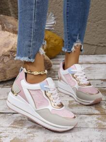 Fall/Winter Women's Fashion Casual Platform Thick Soled Sneakers