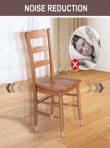12/24PCS Silicone Chair Leg Floor Protectors, Round Furniture Pads For Hardwood Floors, Furniture Sliders For Chair Legs,Thick Felt Chair Leg Caps Cover,Floors From Scratching And Reduce Noise(Clear)