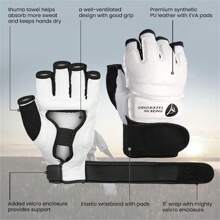 FINGER TEN Boxing Gloves Men MMA Gloves Kickboxing Gloves Punching Bag Gloves Karate Gloves UfC Gloves Half Finger Kickboxing Gloves Taekwondo Sparring Glove Hand Wraps For Boxing Gloves Women