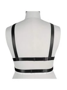 Women's Plus Size Body Harness Fashion Bra Belt Elastic Punk Carnival Halloween Dance Costume - Multicolor - View 3