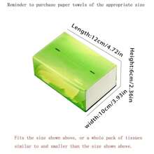 1PC汽车卡通鲸鱼恐龙泡泡猪方脸鹿纸巾盒抽纸车用抽纸套装车载卫生纸盒挂袋